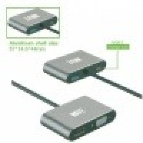 4-i-1 USB-C Multiport Adapter
