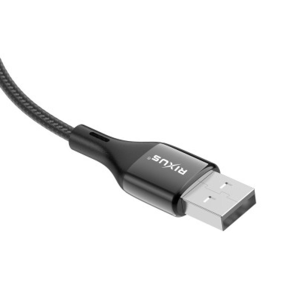 USB till Lightning-kabel med LED-skärm/ Svart