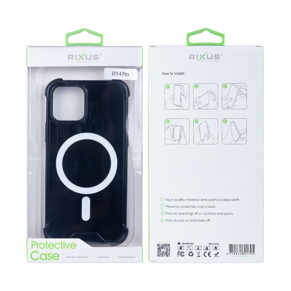 Rixus Anti-Burst skal med MagSafe till iPhone 14 Pro 