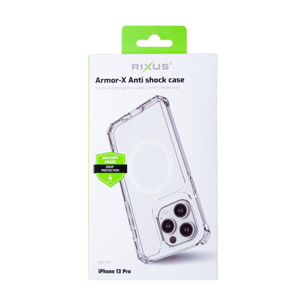 Rixus Armor-X Anti Shock Skal med MagSafe till iPhone 13 Pro