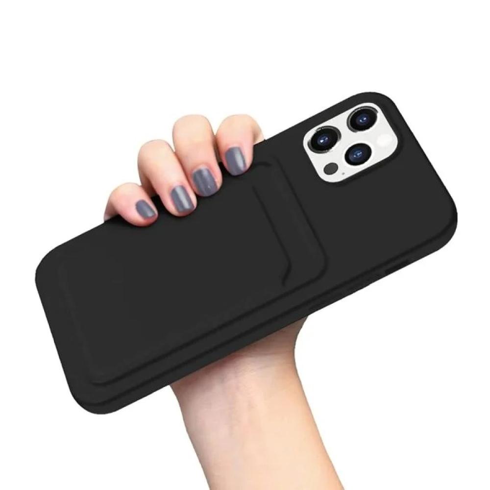 Iphone 12 Pro Black Wallet Cover