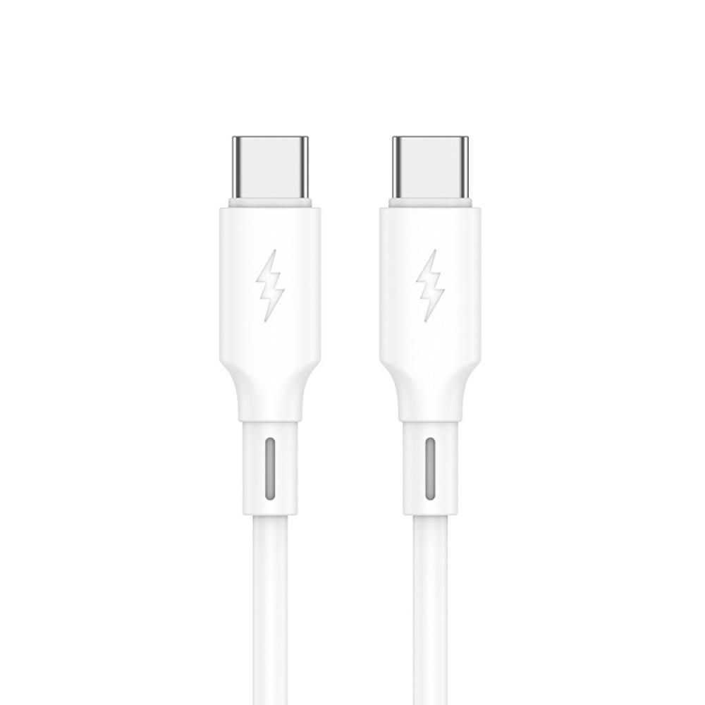USB-C till USB-C Silikonkabel 60W (1 meter)