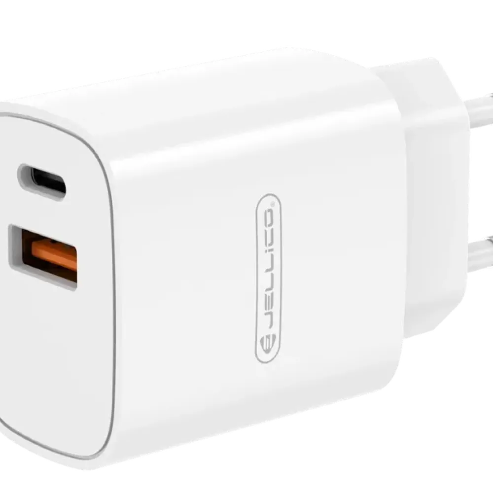 20W Snabbladdare (USB-C + USB-A)